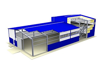 Модульное складское здание МСЗ-1